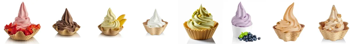 Jätman jäätisemaitsed — maasikas, šokolaad, mango, vanill, pistaatsia ja palju muud