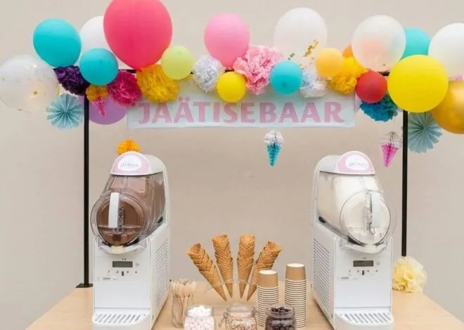 Pehme jäätise masin